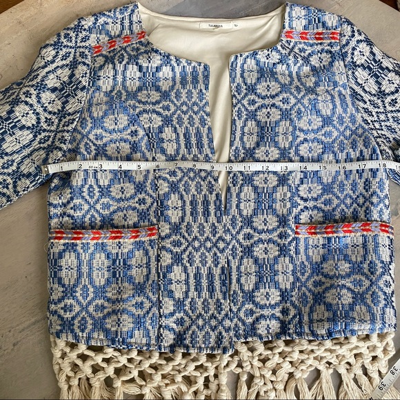 Tularosa Santa Fe Blue Fringe Jacket M - Picture 12 of 13